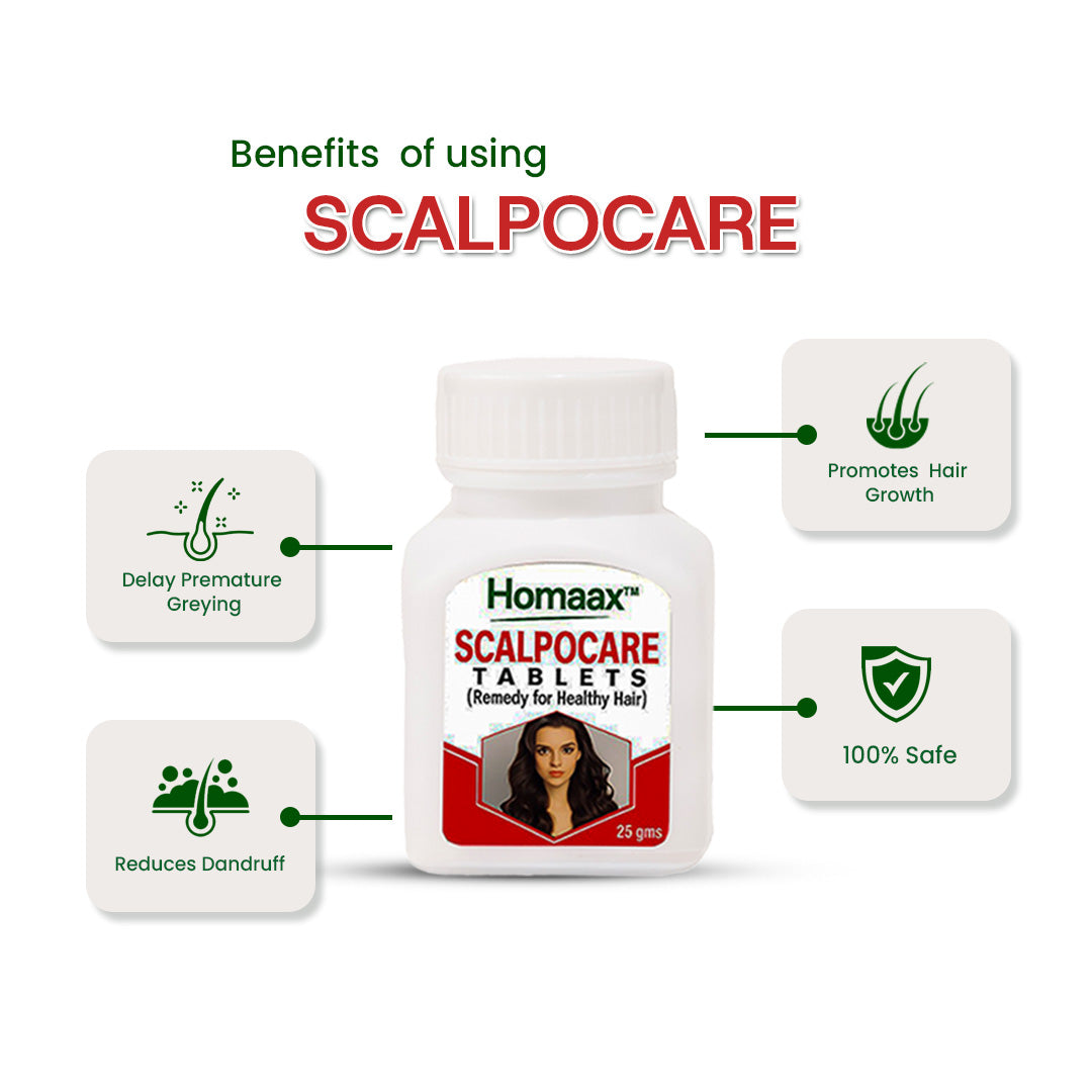 Scalpocare Tablets – Remedy For Healthy Hair (25gms)