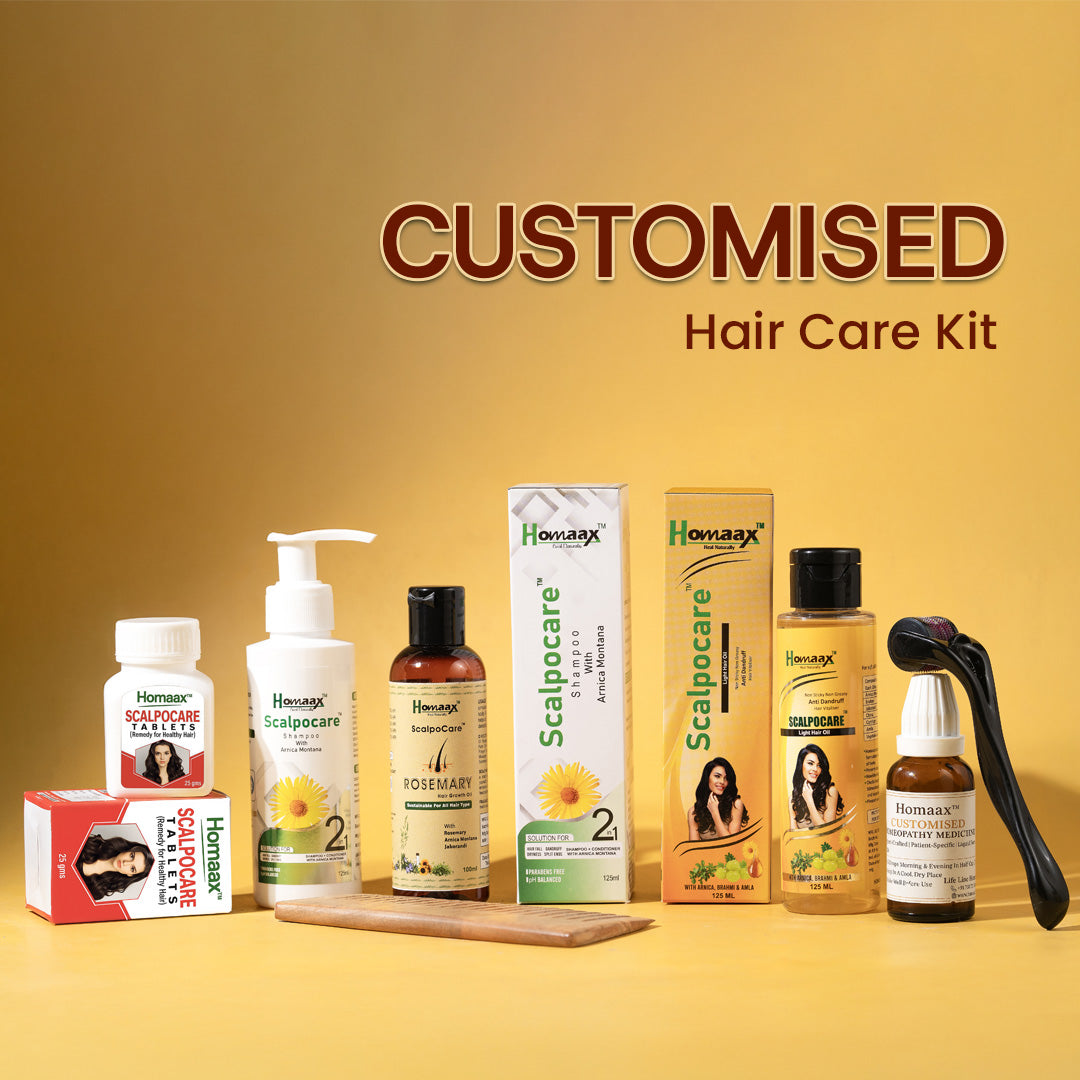 Customised Advanced Homeopathy Hair Care Kit