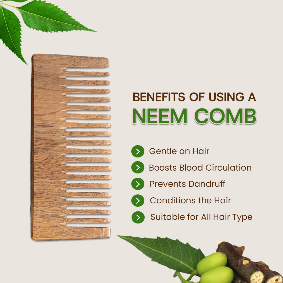 Homaax Neem Comb For Hair Care